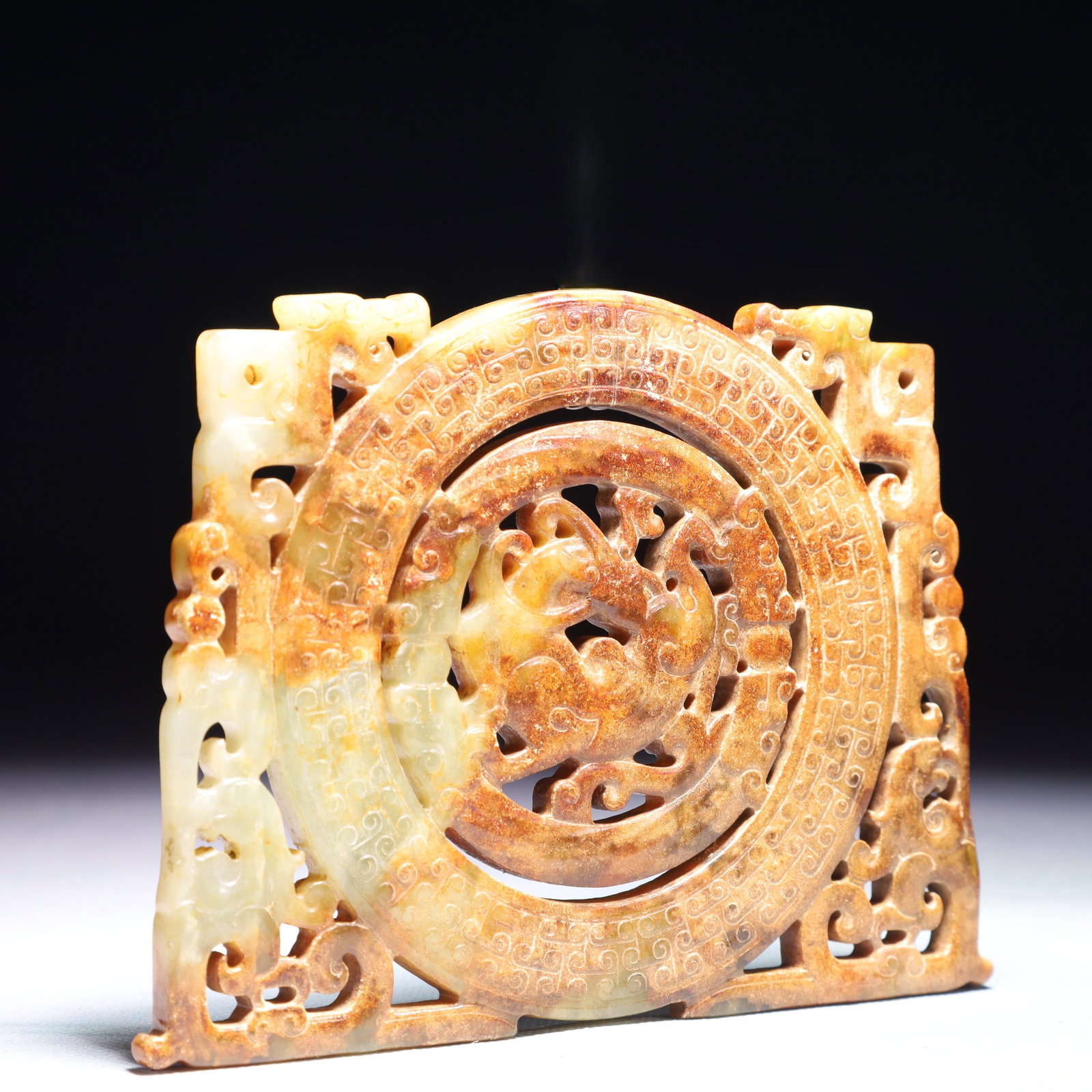 An Exquisite White Jade Phoenix Pattern Pendant - 5