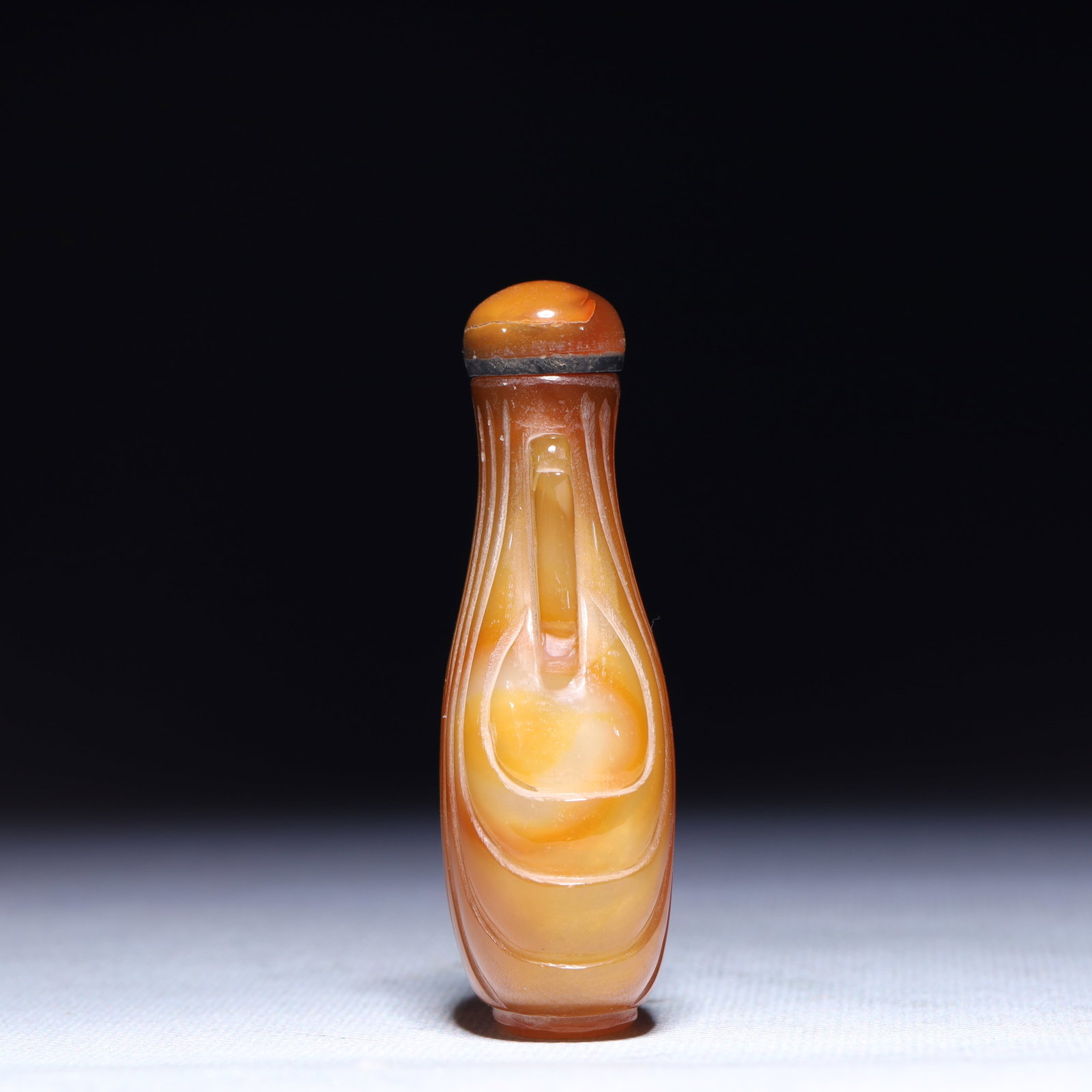 An Exquisite Agate Double-Ears Snuff Bottle - 6