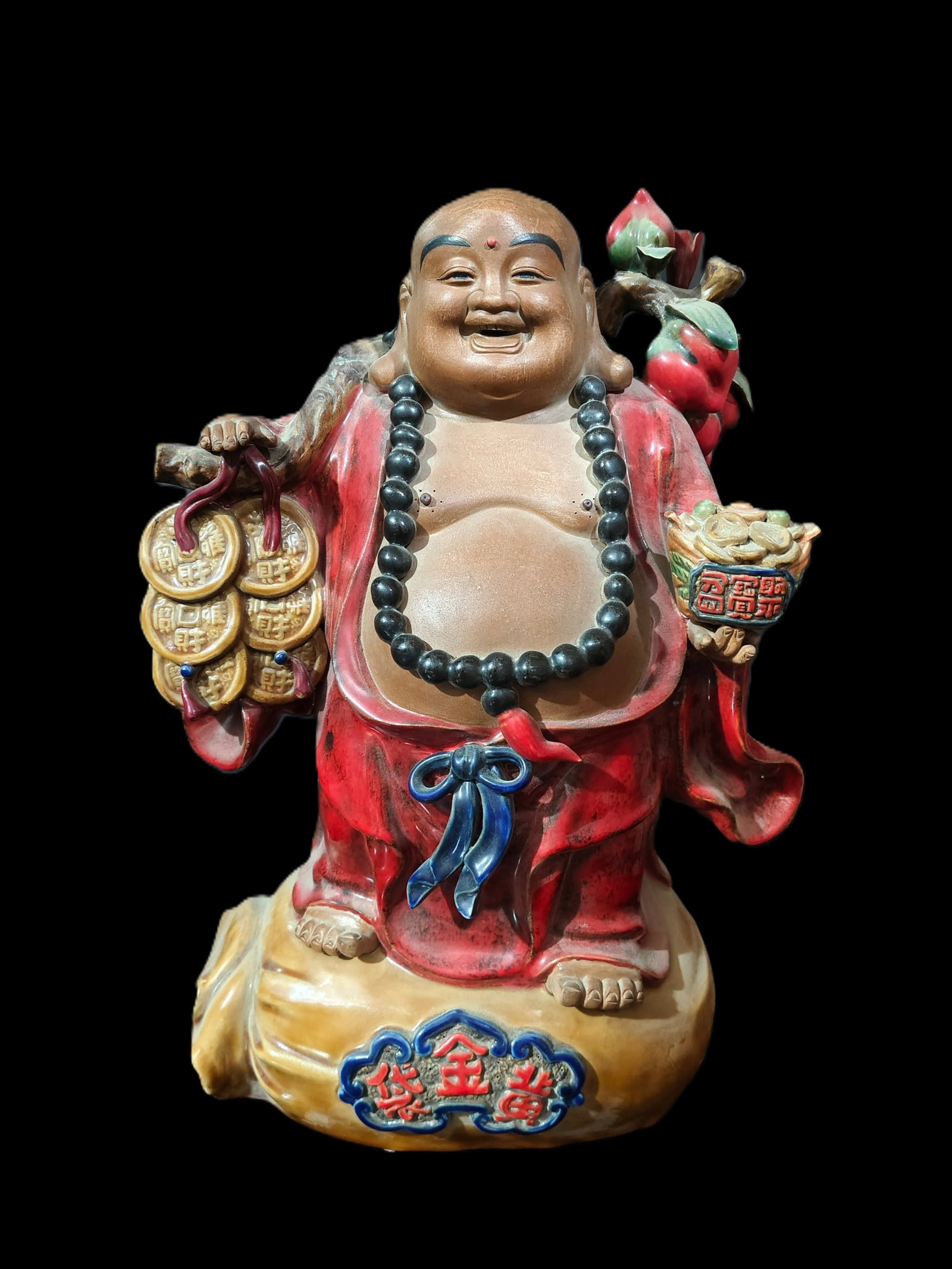 A Solemn Shiwan yao Statue of Maitreya Buddha (1 of 7)