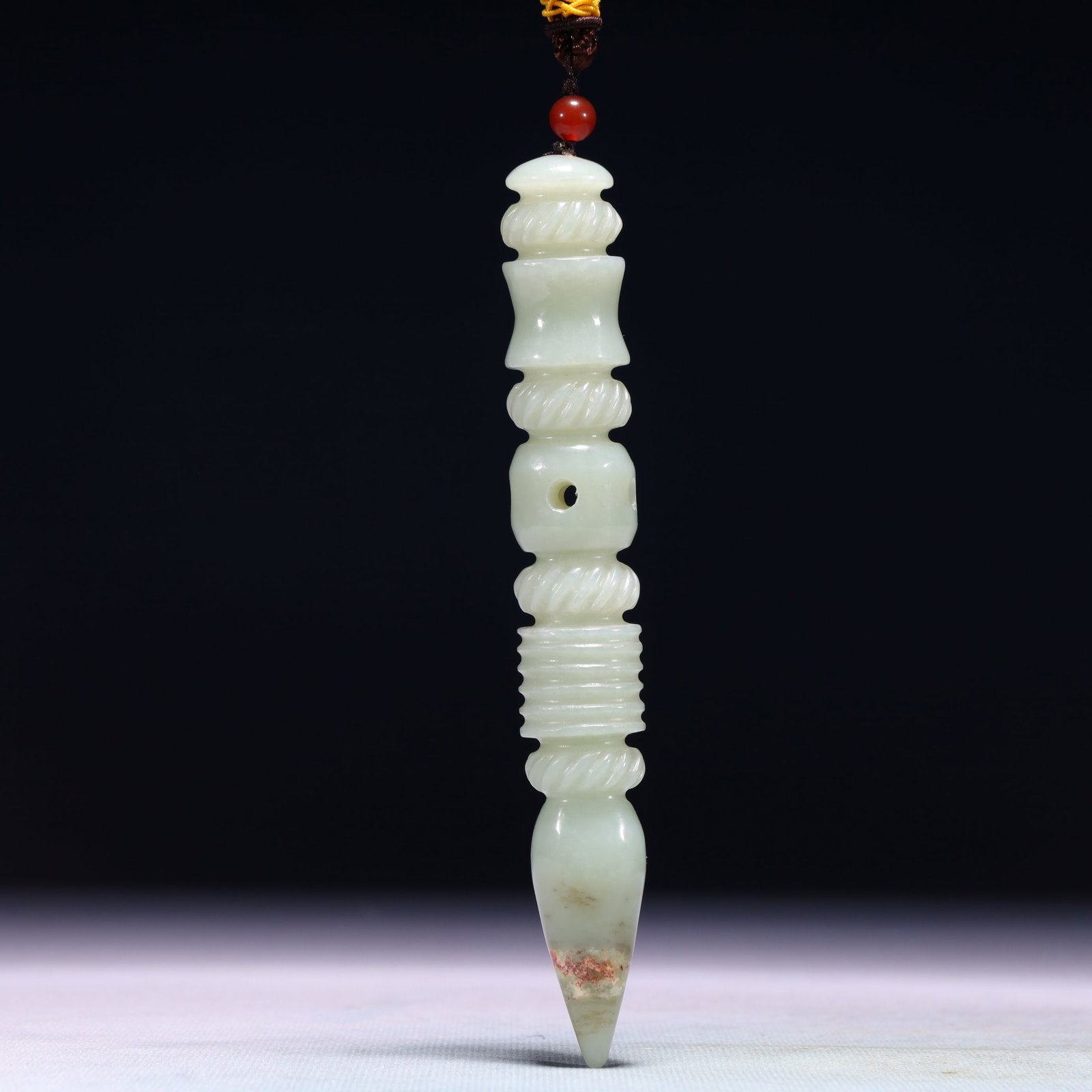 An Exquisite White Jade Ritual Implement - 2