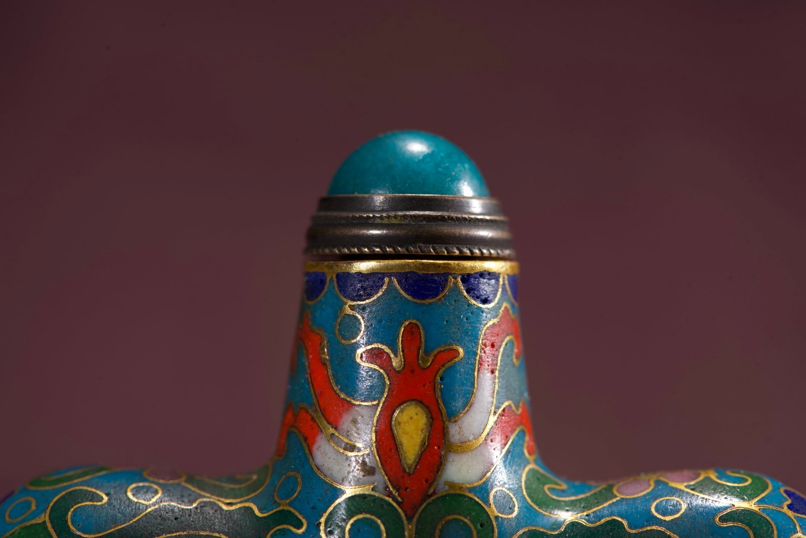 An Exquisite Cloisonne Phoenix Pattern Snuff Bottle - 2