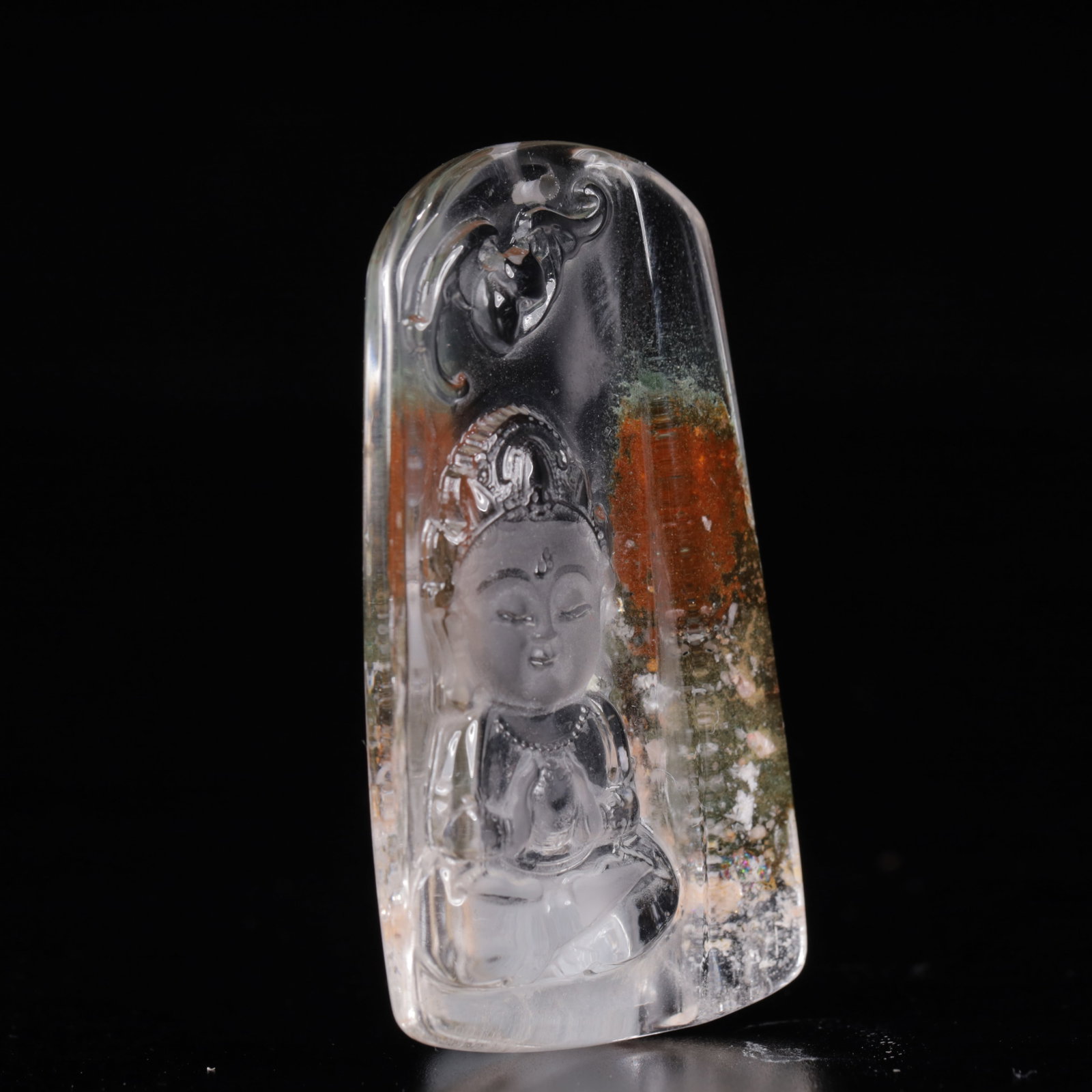 An Exquisite Crystal Figure Pattern Pendant - 3