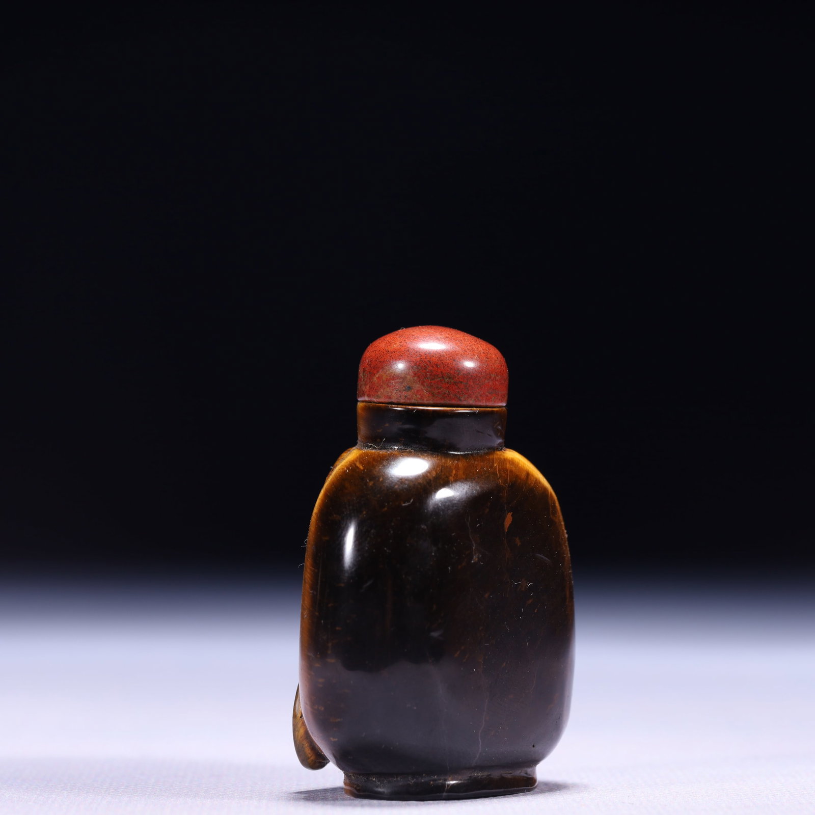 An Exquisite Agate Bats Pattern Snuff Bottle - 7
