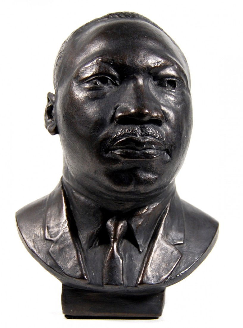 136 Bust Of Martin Luther King,1985 by Enos Frudakis Feb 19, 2012