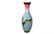 400: Vase, Cloisonne, Aqua & Pink, 12" Japan, 20th C