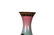 400: Vase, Cloisonne, Aqua & Pink, 12" Japan, 20th C - 3