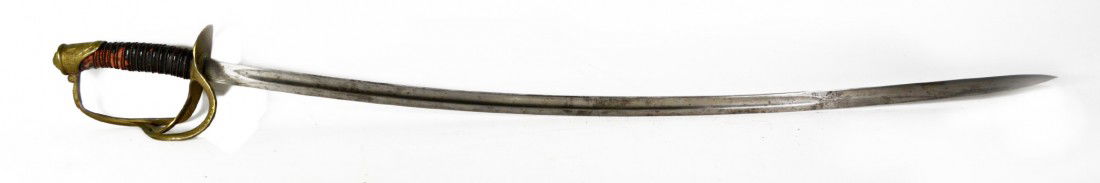 Sword, US cavalry officer's, late Civil war M1840: Sword, US Calvary Officers, late 1800s. M1840, likely by Ames. Private purchase probably post Civil War. Provenance: Miki and James J. Mangan III of Fairfield, CT Blade Size: L. 31.75" Total Size: L.