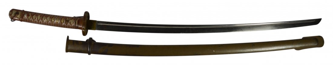 WW2 Japanese Sword: WW2 Japanese Sword Sword Marks: 41715 on blade and scabbard Features: Antique WW2 Japanese Samurai Sword, Old Katana, Nco, Matching Numbers. Period: World War 2 Provenance: Florida estate Blade Size: 