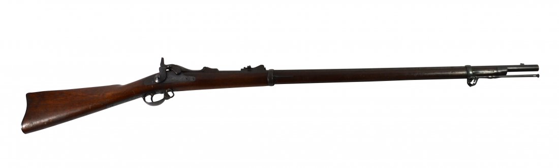 Rifle, Springfield, M1873: Rifle, Springfield, M1873 Trapdoor Rifle Type: Rifle Maker: Springfield Model: Model 1873 Year: 1878 Age: 1878 manufacture Caliber: 45-70 Government Serial: 79042 Description: This is a solid very goo