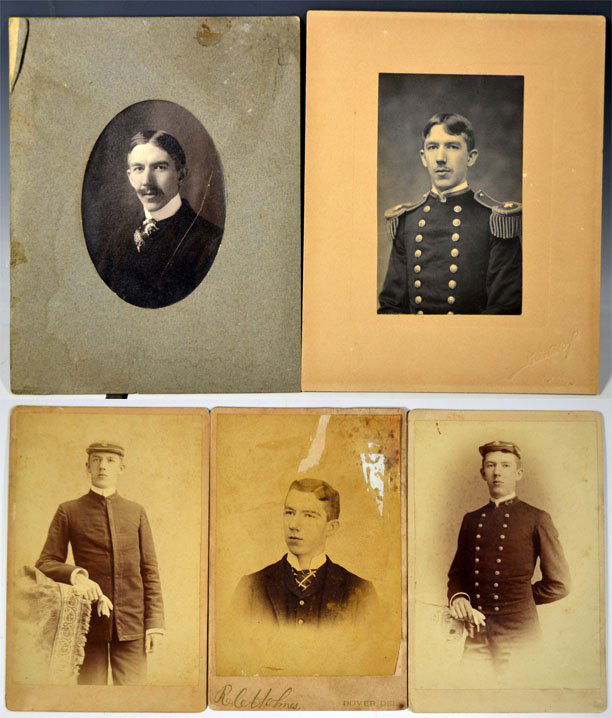 (5) Photographs, Ignatius T. Cooper: 5 photos Age: c. 1890-1900 Marks: Ignatius T. Cooper Description: Five images of Ignatius T. Cooper. owner of the previous items Provenance: None Size: Largest 5.75 x 3.25" Weight: 6.1 ounces Conditio