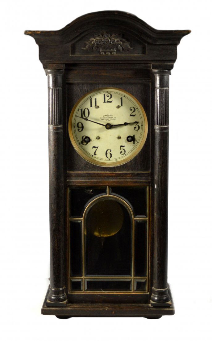 Wall Clock, Simplex Time Recorder Co.