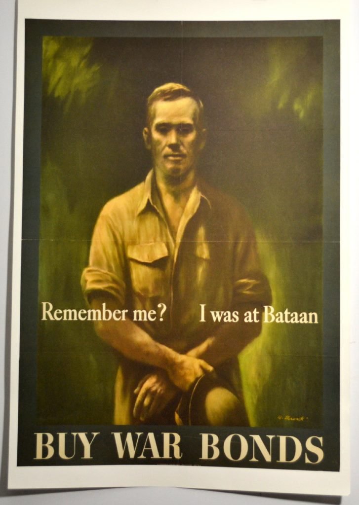WWII Remember Me, I was At Bataan, Brook: Artist: Alexander Brook Artist Dates: 1898-1980 Signed Within Plate: Yes Date of Work: 1943 Description: This haunting poster by Alexander Brook shows the ghost of a soldier at Bataan. The 1942 Bataan