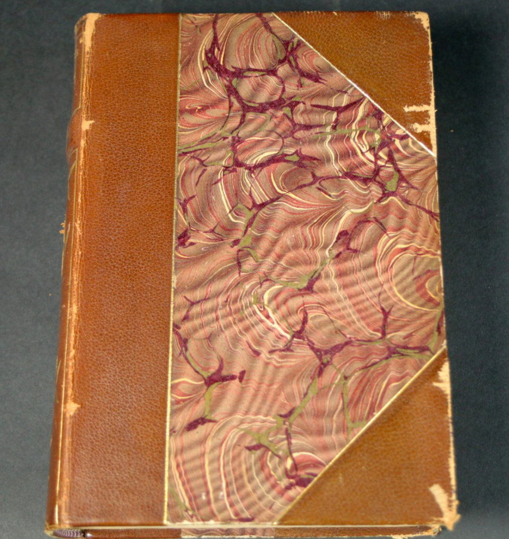 Book, 1 Vol Coalridge's Poetical Works: Description: The Complete poetical & dramatic works of Samuel Taylor Coleridge, first edition was printed 1893, reprinted 1899, is a leather hardbound edition with gilt stamping, and the pattern on th