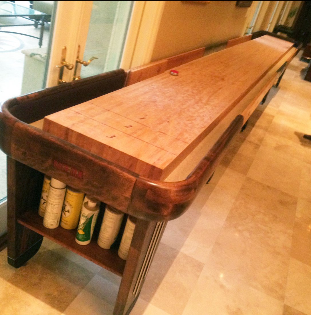 Shuffleboard, RockOla 22' Tournament Model c1950