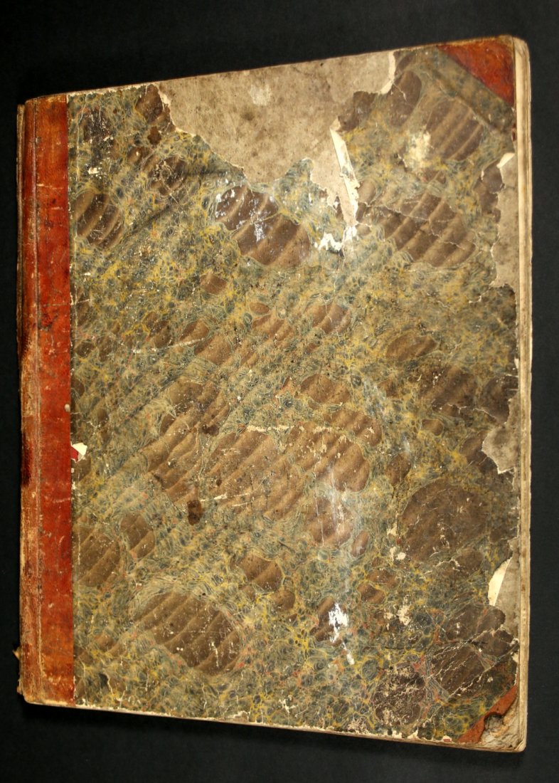 Journal of Brig. Margaret Jane Swift, 1854: Description: Journal kept by James Robson Approximately 120 pages of journal/ logbook entries aboard Brig. Margaret Jane Swift during journey to Liverpool, England. Several illustrations/ drawings in 
