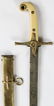 Sword, Mameluke Officer's, w/ Brass Scabbard