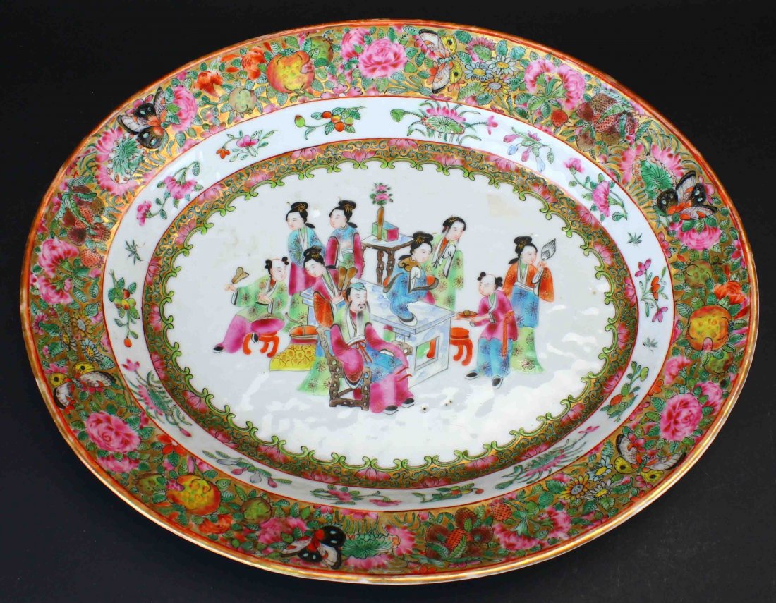 Platter, Chinese Export, Famille Verte, C. 1800 (1 of 5)