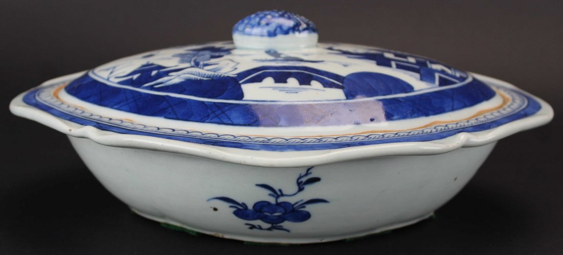 Chinese Export, Serving Dish, Covered, Canton (1 of 10)