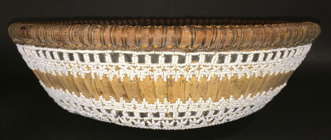 Woven Beaded Basket, Bali, Indonesia (1 of 7)