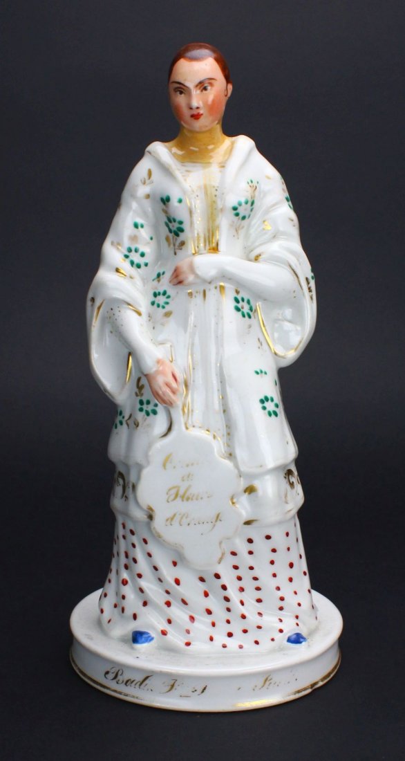 China, Perfume Figural Bottle, C. 1870 (1 of 7)