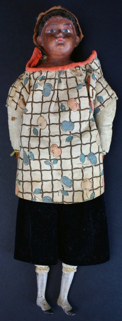 Black Doll, Bisque Head, C. 1880 (1 of 7)