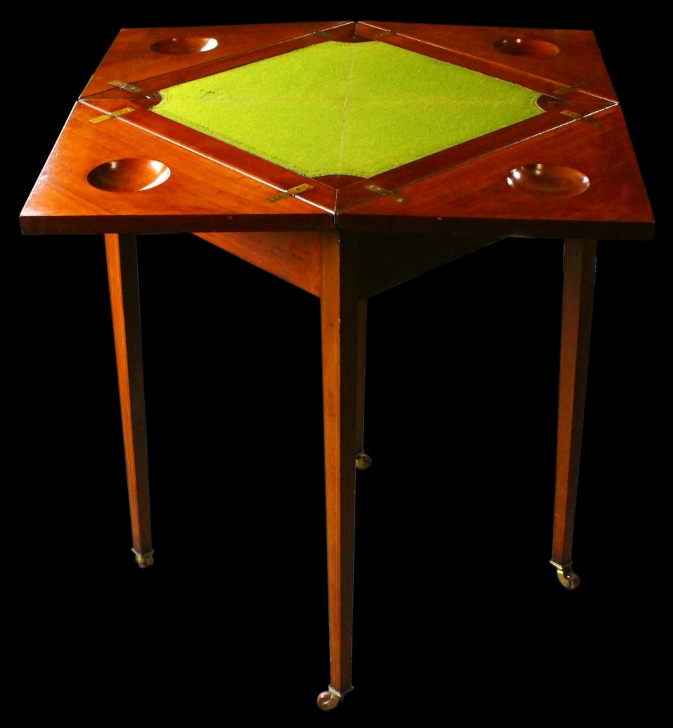 Game Table, Federal Period, all original, C. 1810 (1 of 10)
