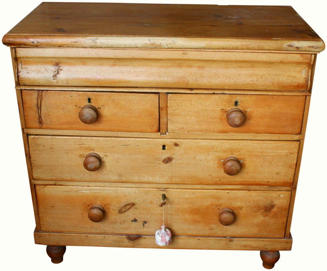 Chest of Drawers, Country Pine, 19th century (1 of 10)