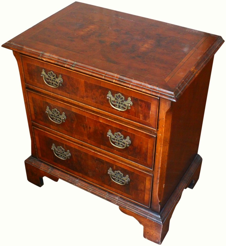 Mahogany Federal Three Drawer Commode (1 of 8)