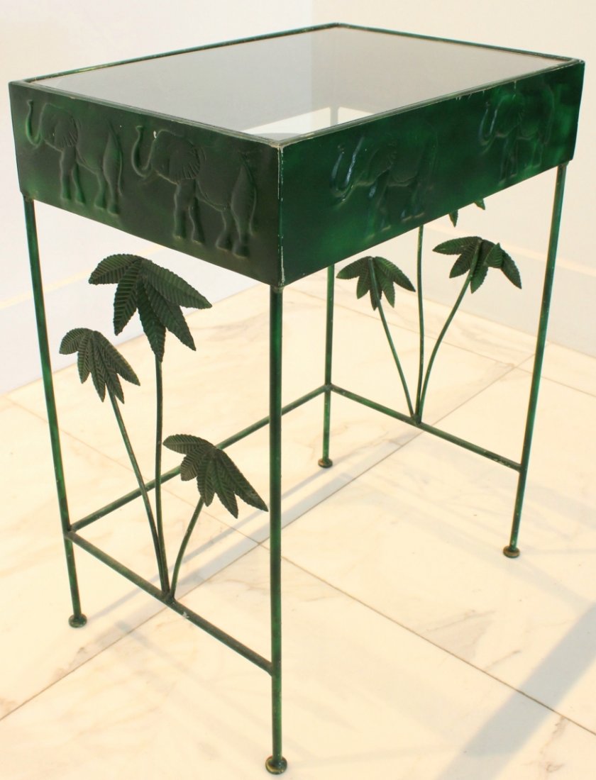 Two nested tables, Wrought Iron, C. 1950's (1 of 10)