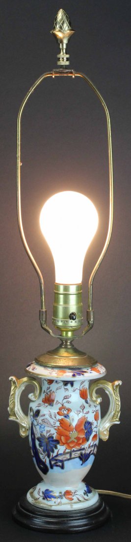 Lamp, Mason's Ironstone Mounted (1 of 10)