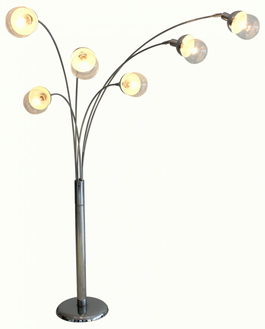 Floor Lamp, Chrome, c. 1970 (1 of 7)