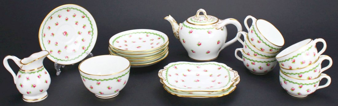 Tea Set, Child's Minton Porcelain 1870 (1 of 10)