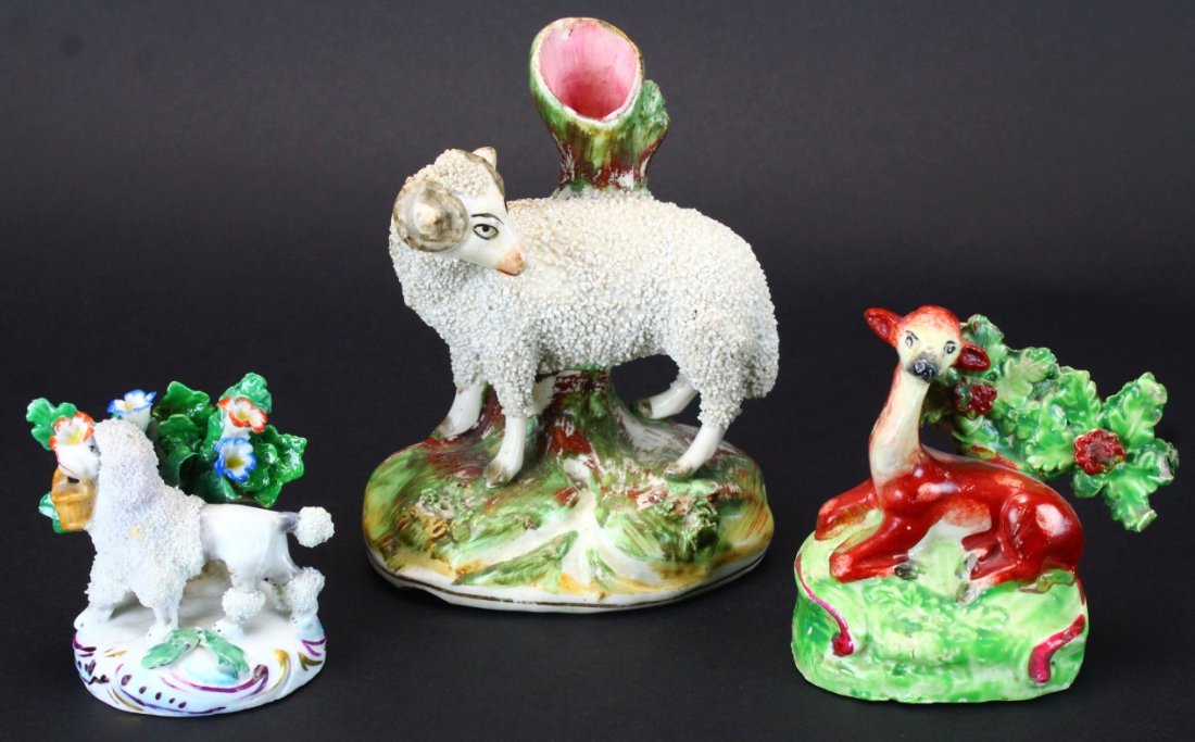 Staffordshire Figures, Lot of Three (1 of 7)