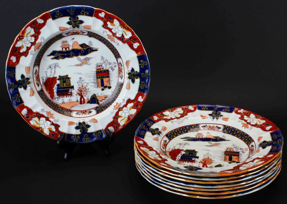 (8) Bowls, Mason's Oriental Ironstone (1 of 5)