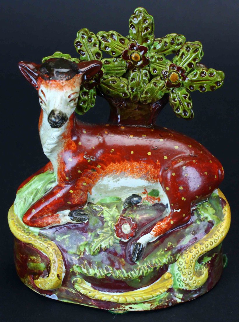 Staffordshire Deer C. 1800 (1 of 6)