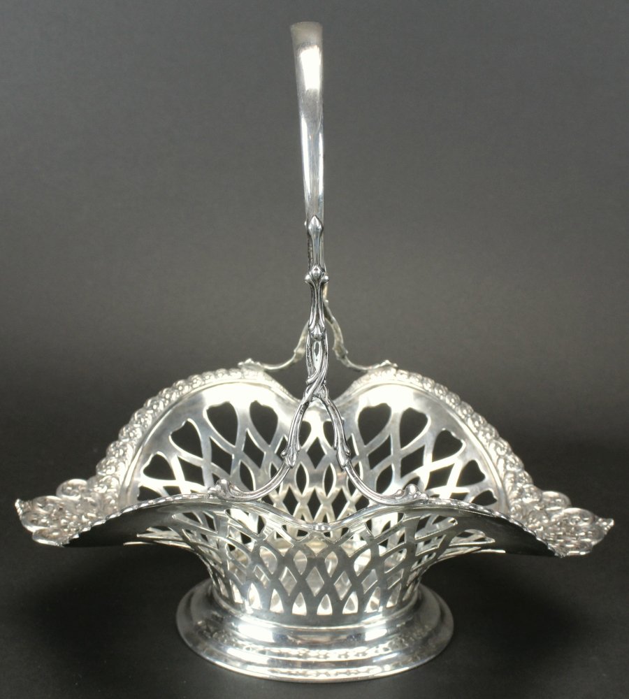 Silver Tiffany Handled Basket (1 of 8)