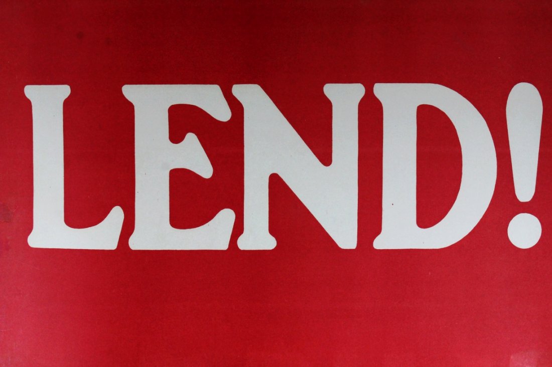 WWI Poster, LEND! 1917 (1 of 4)