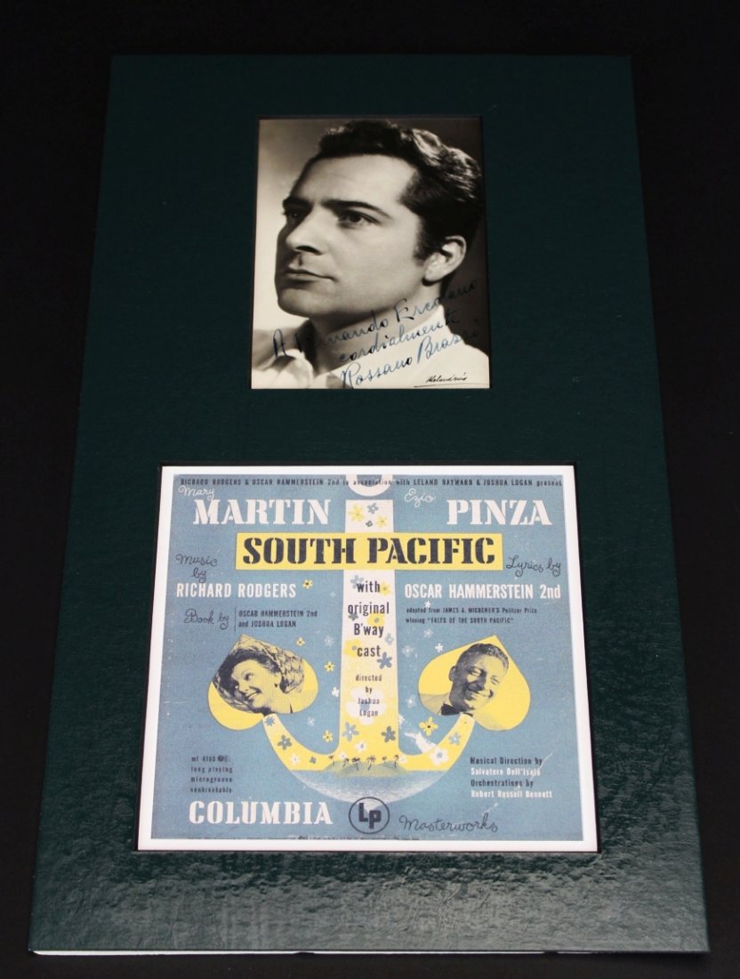 Rosanno Brazzi Autograph, Sound of Music (1 of 3)
