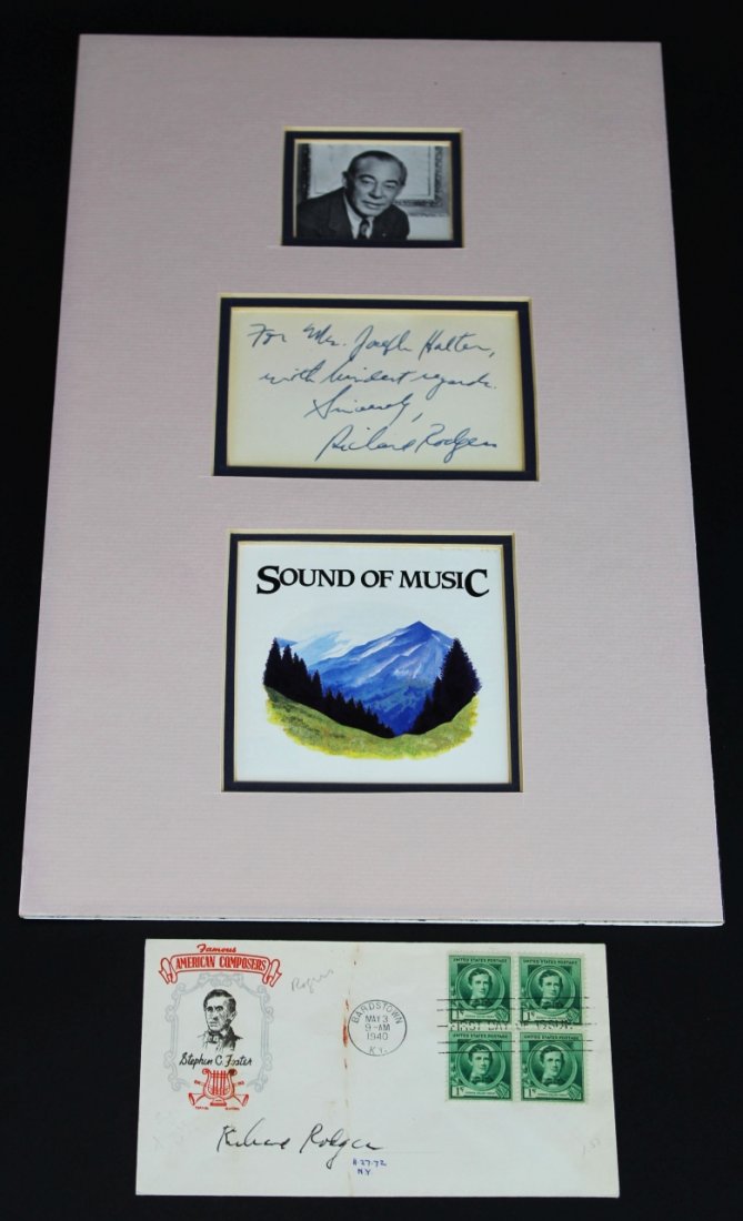 Autograph, Richard Rodgers, Sound of Music (1 of 5)