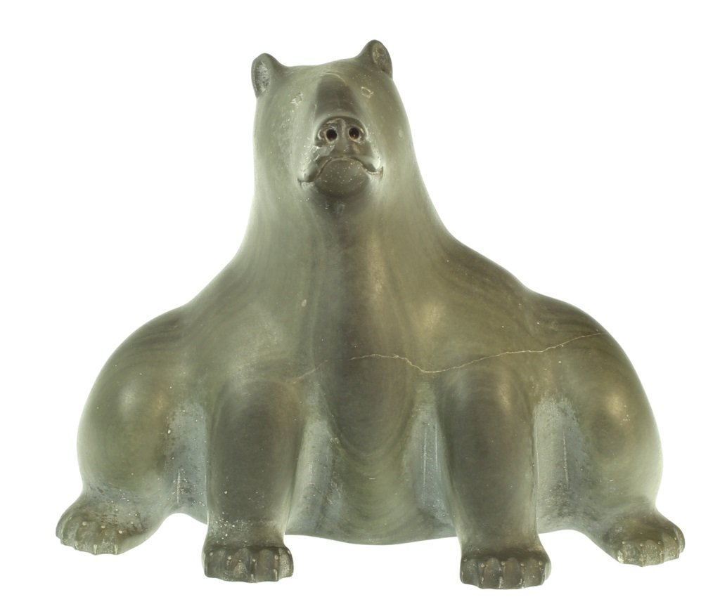 Intuit Eskimo Stone Carving of Bear (1 of 6)