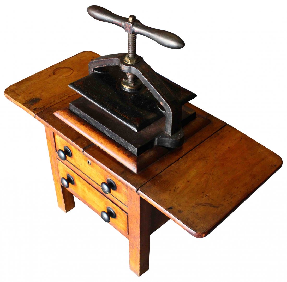Book Press and Custom Stand, Folk Art (1 of 10)
