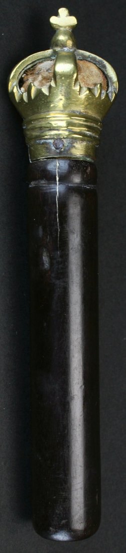 Tipstaff, Mahogany, Brass, 1780 (1 of 5)