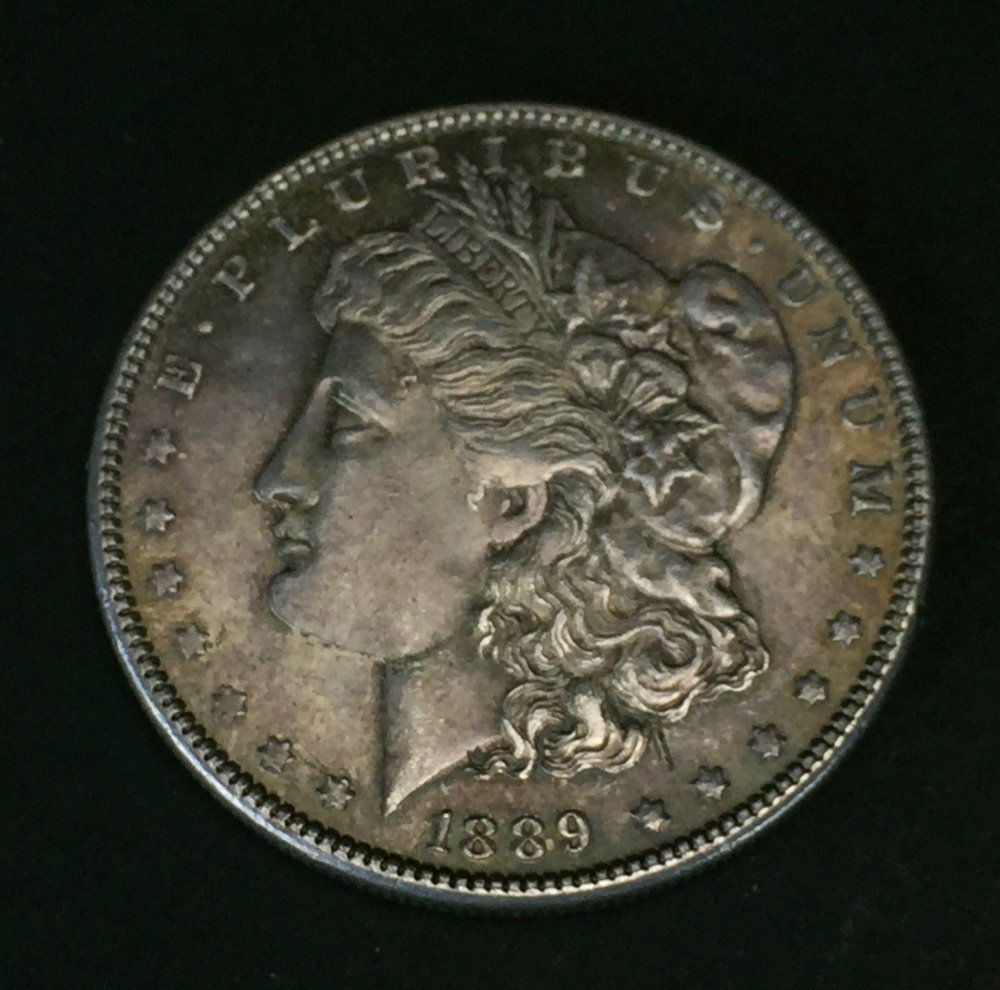 1889 Morgan $1 AU 55 (1 of 2)