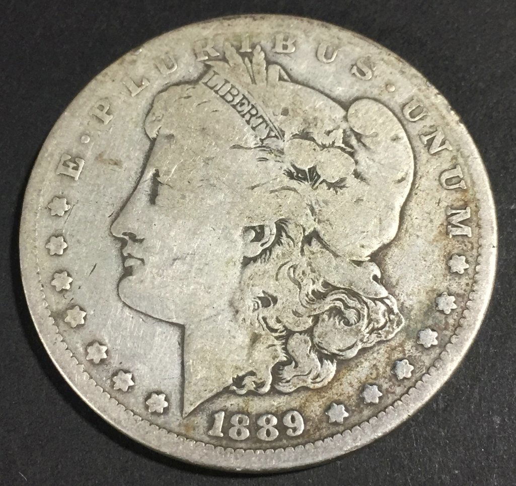 1889-CC Morgan $1 G-VG (1 of 2)