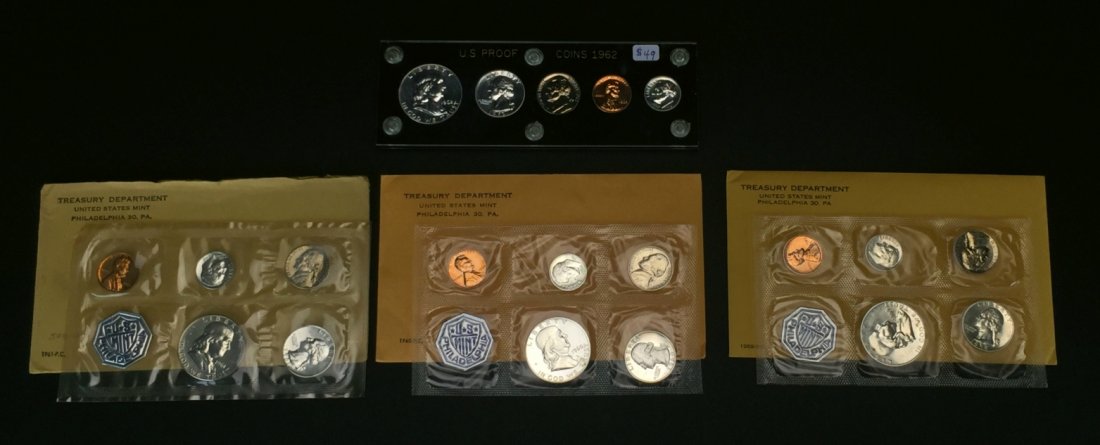 1959, 1960, 1961, 1962 U.S. Proof Sets (1 of 5)