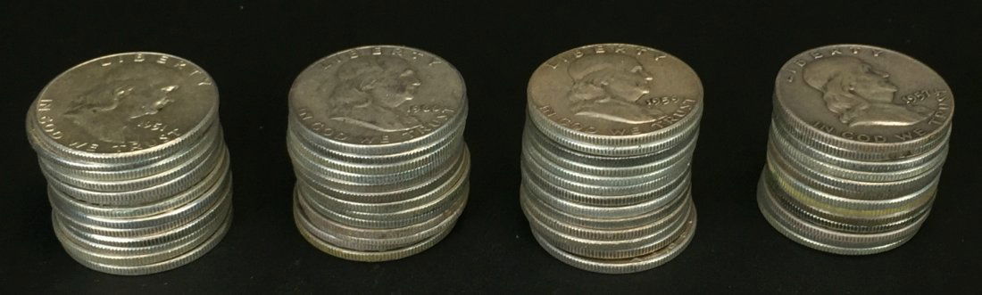 Franklin Half Dollars, $26 Face Value (1 of 2)