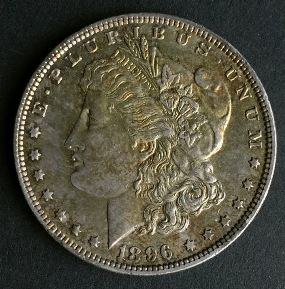 1896 Toned Morgan Dollar PCGS MS-62 (1 of 2)