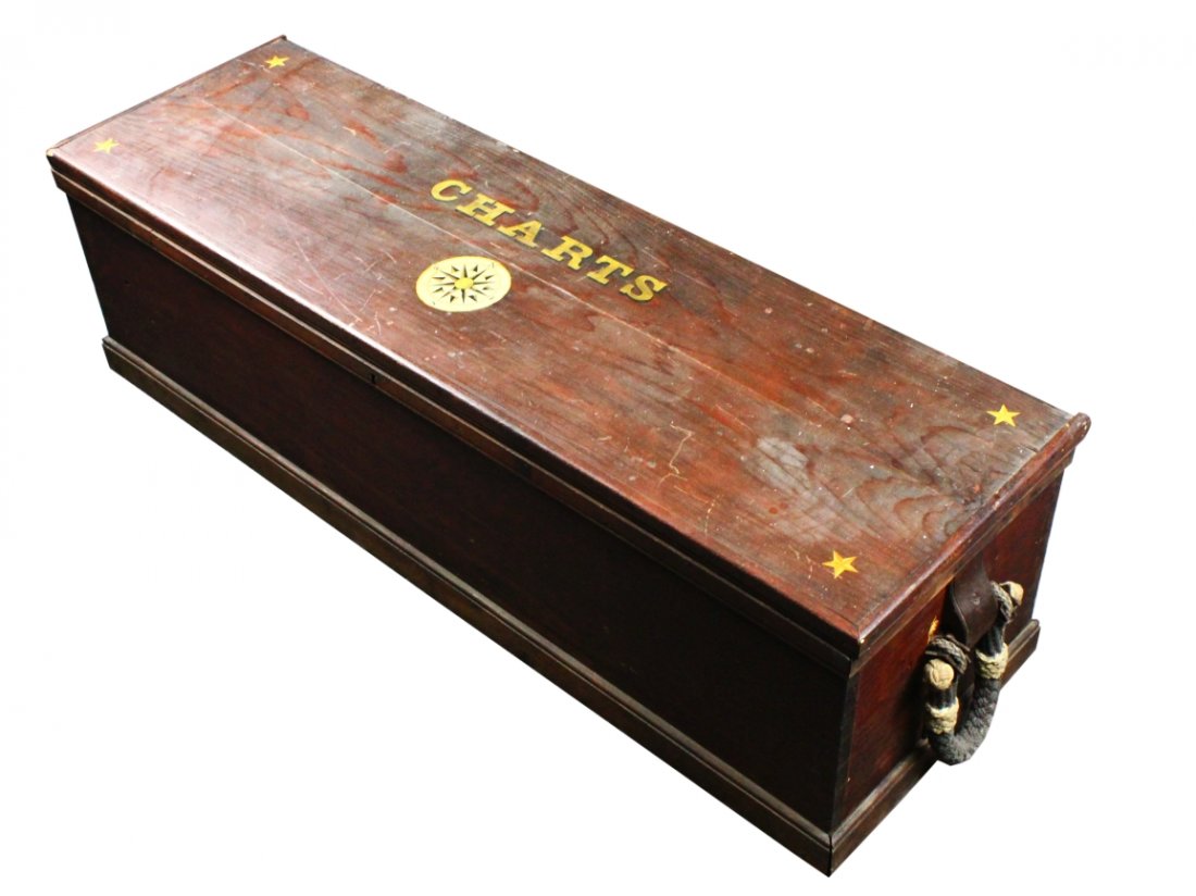 Charts Chest, C. 1830 (1 of 10)