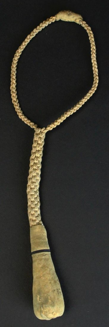 Sailor Made Head Knocker, Macrame, C. 1840 (1 of 5)