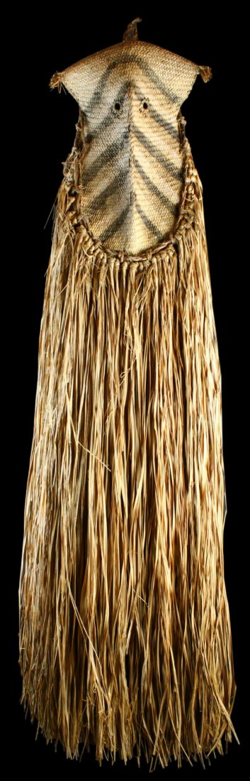 African Mask, Woven Grass (1 of 6)